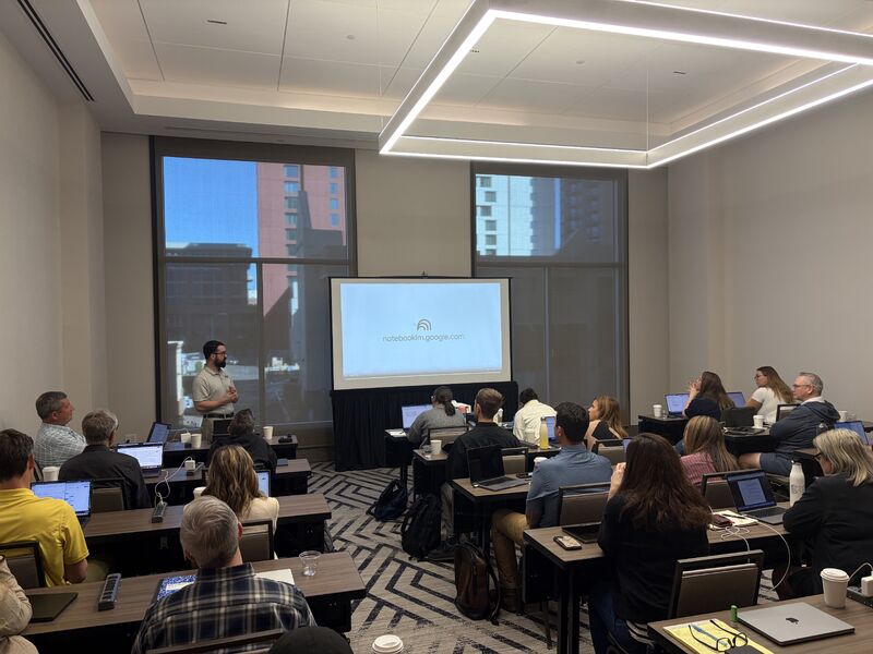 AI training session with government professionals